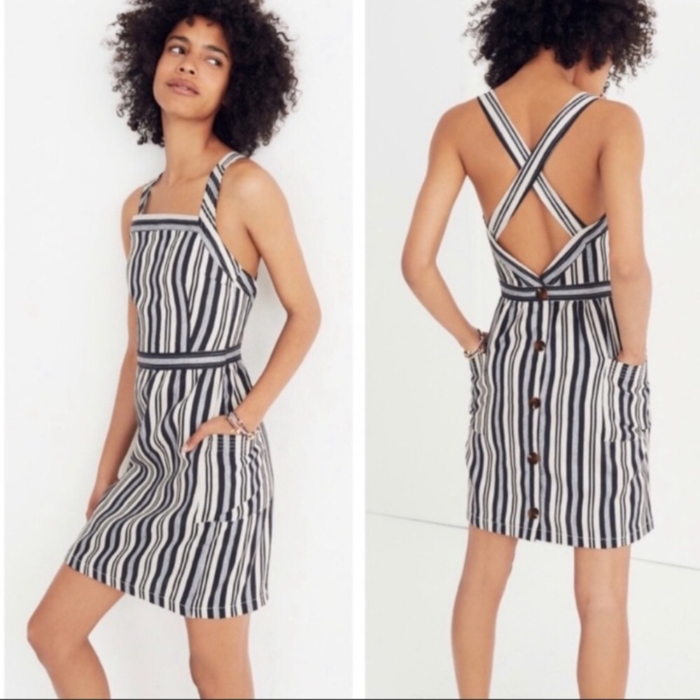 NWT madewell apron dress